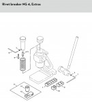 Stihl NG 4 Rivet Spinners & Chain Breakers Spare Parts